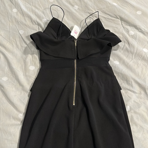 M Boutique black dress with mesh cut out - Picture 4 of 4